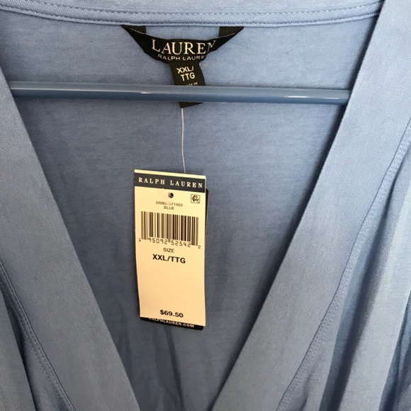 Ralf Lauren blue blouse - Picture 6 of 7